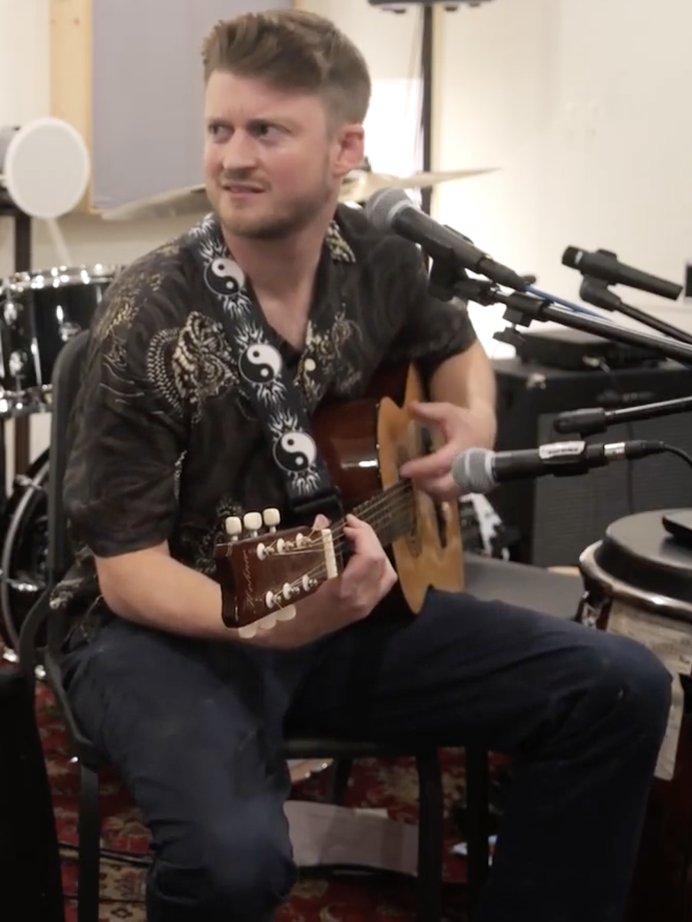 Cole Castorina Playing Guitar